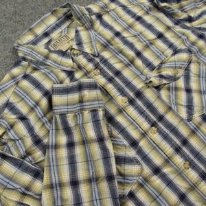 Duluth Trading Shirt Men‎ Extra Extra Large Tall Free Swingin Chambray Plaid